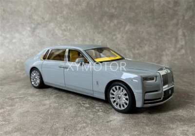 1:18 Rolls Royce Phantom 8th Eight Generations Diecast Model Car Gray - Image 1 of 4