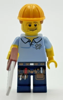 Lego Minifigures Series 13 Carpenter (Incomplete) Free Shipping - Image 1 of 2