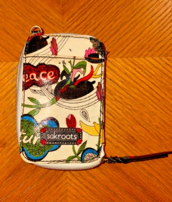 Cartera bandolera Sakroots Artist Peace Smartphone con ranuras para tarjetas Foto 1 de 4
