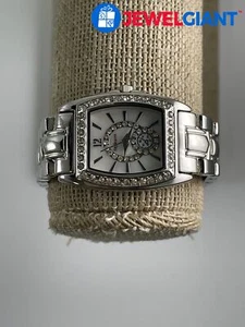 STYLE&CO WATCH 7 INCH SILVER-TONE STAINLESS STEEL NEEDS BATTERY #FL853 - Picture 1 of 6