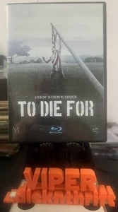 NEW JOHN SCHNEIDER'S TO DIE FOR BLU-RAY 2022 MOVIE SCHNEIDER OF DUKES OF HAZARD - Picture 1 of 2