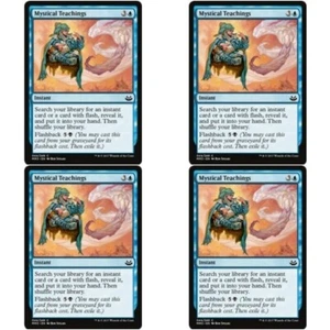 4 x MYSTICAL LEACHINGS Modern Masters 2017 Magic Gathering casi nuevo verde - Com instantánea - Imagen 1 de 1