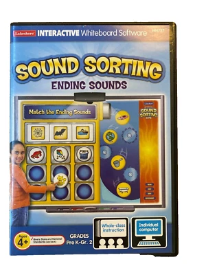Lakeshore Sound Sorting Ending Sounds Interactive Game CD ROM Pre K-Grade 2 - Image 1 of 3