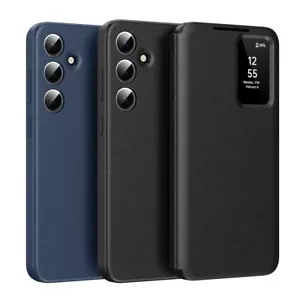 Für Samsung Galaxy S25 Ultra S25+ S25 Leder Tasche Smart Window View Flip Cover - Bild 1 von 15