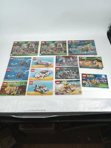 Lot Of 14 LEGO INSTRUCTION MANUAL, NO BRICKS Lot Ninja Turtle, Ninjago, Creator - Picture 1 of 8