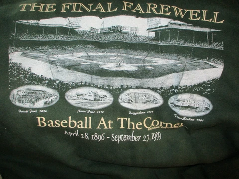 NWOT DETROIT TIGERS Final Farewell TIGER STADIUM Green Sweatshirt Medium Cover