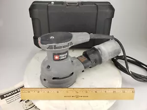 Porter Cable Random Orbit Sander 5-inch Disc 343 Case 8 Hole Sanding Tool Filter - Picture 1 of 17