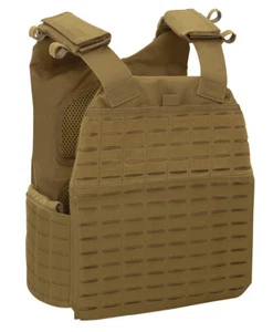 Rothco Laser Cut MOLLE Carrier Vest - Coyote Brown - Picture 1 of 4