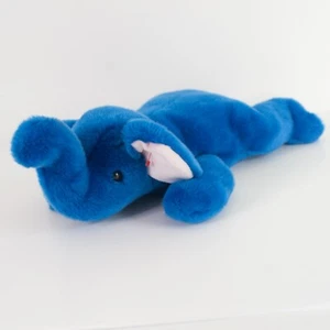 Ty Royal Blue Elephant 1998 Vintage ohne Ohrmarke - Bild 1 von 8