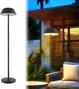 Outdoor Solar Powered Floor Lamp for Patios, Decks, Outdoor Living Spaces, Readi - Picture 1 of 9