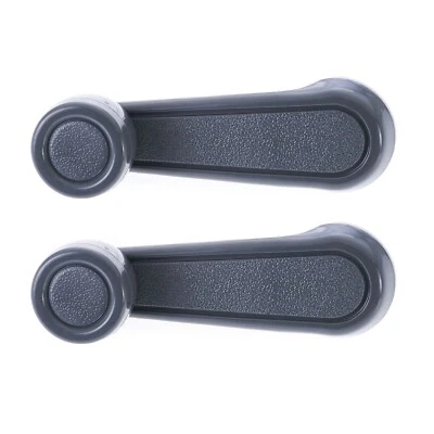 2pc Left & Right Manual Window Crank Handle Grey for Toyota Landcruiser & Hilux - Image 1 of 4