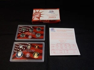 2003 Silver Proof Set U.S.Mint, OGP & COA - Picture 1 of 2