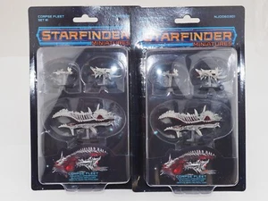 CONJUNTOS DE FLOTA CADÁVER MINIATURAS STARFINDER X 2. SELLADO. VERDE 1087 - Imagen 1 de 3