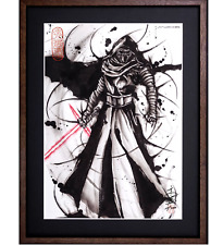 Star Wars Samurai Painting "Kylo Ren" by Masayuki Kojo,  print 200 Limited