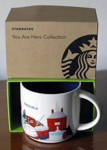 STARBUCKS VIRGINIA 2014 You Are Here NWT mug YAH - Picture 1 of 1