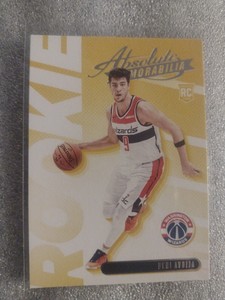 2020-21 Panini Absolute Memorabilia Rookies Yellow Deni Avdija #9 Rookie RC