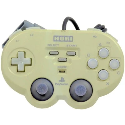 Sony PS2 HORI Pocket Analog Controller Pad Gray Japan Import HPS117 Working USED - Image 1 of 2