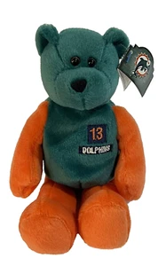 Miami Dolphins Dan Marino Limited Treasures Pro Bear #13 1999 Orange Teal Case - Bild 1 von 11