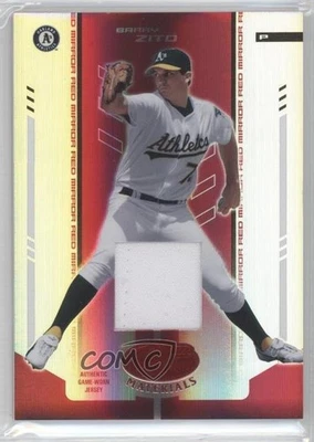 2004 Leaf Certified Materials Red Mirror Fabric /150 Barry Zito #18 - Image 1 of 2