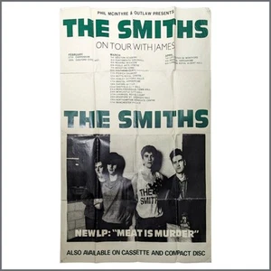 The Smiths 1985 Meat Is Murder Tour Poster (UK) - Imagen 1 de 1