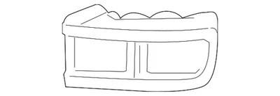 Luz antiniebla delantera genuina Honda Ridgeline 2009-2014 - carcasa R 71102-SJC-A00 Foto 1 de 2