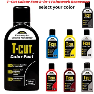 T-Cut Color Scratch Remover Fast multicolor Car Ceramic Wax Polish Enhancer - Picture 1 of 68