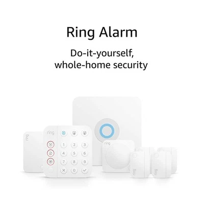 Ring Alarm 8-Piece Kit – Wireless Smart Home Security System | WHITE  - Image 1 of 4