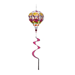 Summer Highland Cow Balloon Spinner - Picture 1 of 3