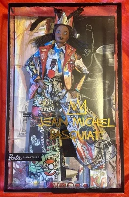 Barbie Jean-Michel Basquiat X NEW GHT53 NIB Limited 20,000 ART SAMO WOW! - Image 1 of 4