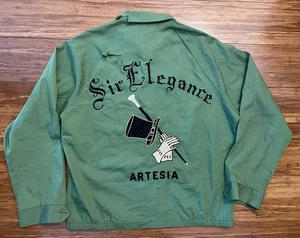 Vintage Sir Elegance Artesia California Car Club Jacket Chain Stitch Rare So cal - Picture 1 of 13