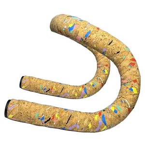 Cork Handlebar Tape for Road Bike 2 Rolls Anti-Slip Shock Absorption Bicycle ... - Bild 1 von 5