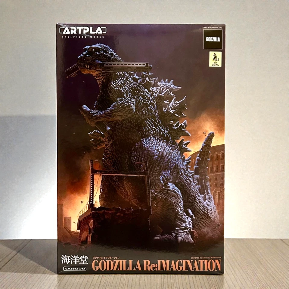Kaiyodo ARTPLA SCULPTURE WORKS 哥斯拉 Re: Imagination 塑料模型 未开封 — 第 1/4 张图片