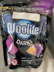 Woolite Darks Pacs Laundry Detergent Pacs 30 Count All Machines - Picture 1 of 3