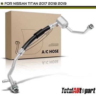 Línea de succión de refrigerante de aire acondicionado para Nissan Titan 2017-2019 todo motor baja presión Foto 1 de 4