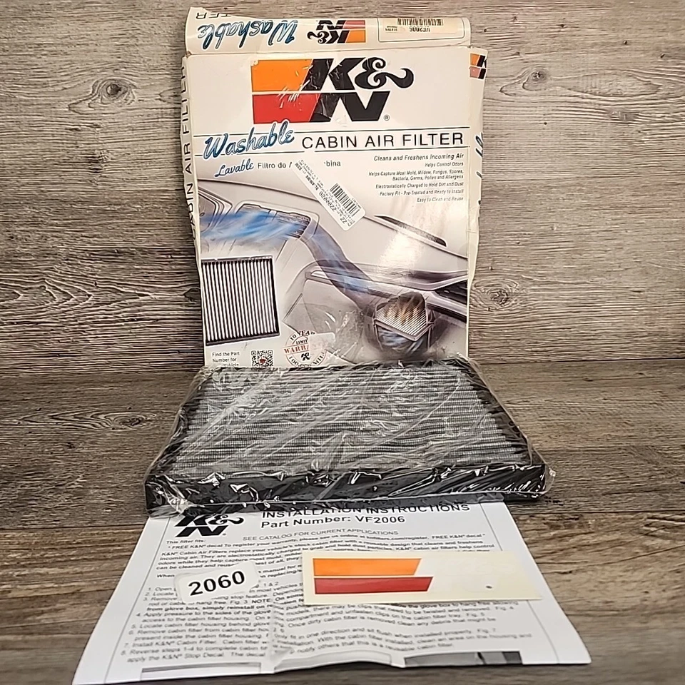 Filtro de aire de cabina K&N para 05-10 Cobalto 06-11 HHR 07-10 Pontiac G5 05-06 Pursuit Foto 1 de 4