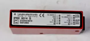 Leuze IPRK 92/4 S Photoelectric Sensor, 0.2-12.5 m, LED, Red, PNP NEW - Picture 1 of 5