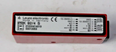 Leuze IPRK 92/4 S Photoelectric Sensor, 0.2-12.5 m, LED, Red, PNP NEW - Image 1 of 4