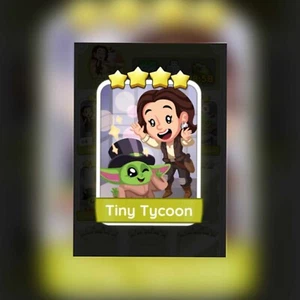 Tiny Tycoon (🌟🌟🌟🌟) (Set 17) Monopo_ly-go Stickers ( STAR WARS ALBUM) - Picture 1 of 1