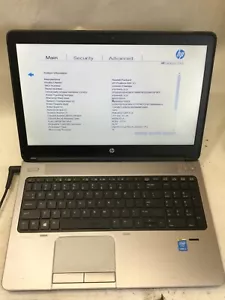 HP PROBOOK 650 G1 - INTEL CORE I5-4200M - NO RAM - READ DESCRIPTION - BB - Picture 1 of 8