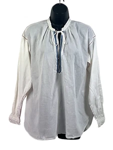 Zadig & Voltaire Tonya delicate cotton embroidered tunic top sz small - Picture 1 of 7