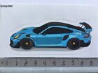 Sticker / Aufkleber, Porsche 911 / 991 GT3 RS, blau, Seitenansicht