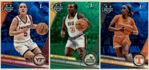 2023-24 Bowman University Chrome Women's College Basketball Rookie Parallels RC - Picture 1 of 11