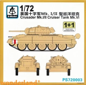 S-model 1/72 PS720003 Crusader Mk.I/II Cruiser Tank MK.VI (1+1) - Picture 1 of 1