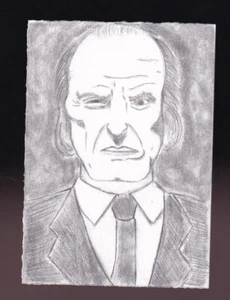 Evil  Facing Foward Pencil Sketch Card - Picture 1 of 1