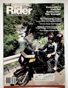 1983 October Rider Motorcycle Magazine Kawasaki Voyager Yamaha Virago Zulu Tour - Picture 1 of 2