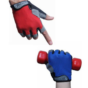 Men Cycling Gloves Bike Half Finger Bicycle Mittens Sport Training Outdoor 1Pair