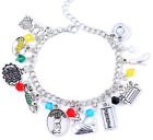 Friends TV Show Merchandise Charm Bracelet -Friends charm bracelet, USA Ship!