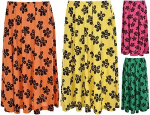 Gonna donna nuova con etichetta stampa fiori cropped cotone abbigliamento estivo S,M,L - Foto 1 di 5