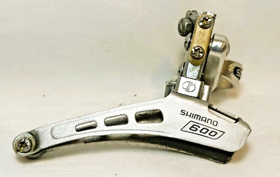 Vintage Shimano 600 front derailleur uniglide mountain bike mtb road bottom 28.6 - Image 1 of 4