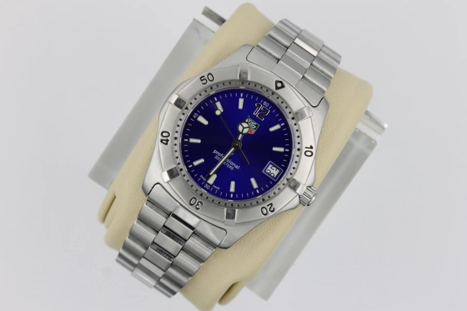 Etiqueta Heuer WK1116. BA0311 Reloj profesional para hombre Royal Blue 2000 Silver Indigo Foto 1 de 4